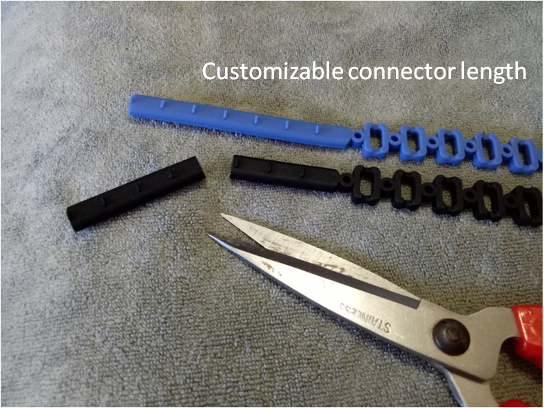 Bungee eyewear retainer custom length