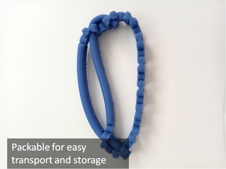 packable eyewear retainer