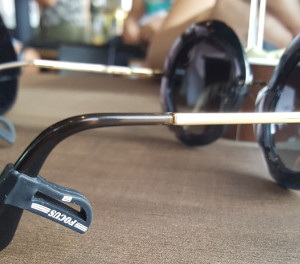 fashion glasses with temple earhook